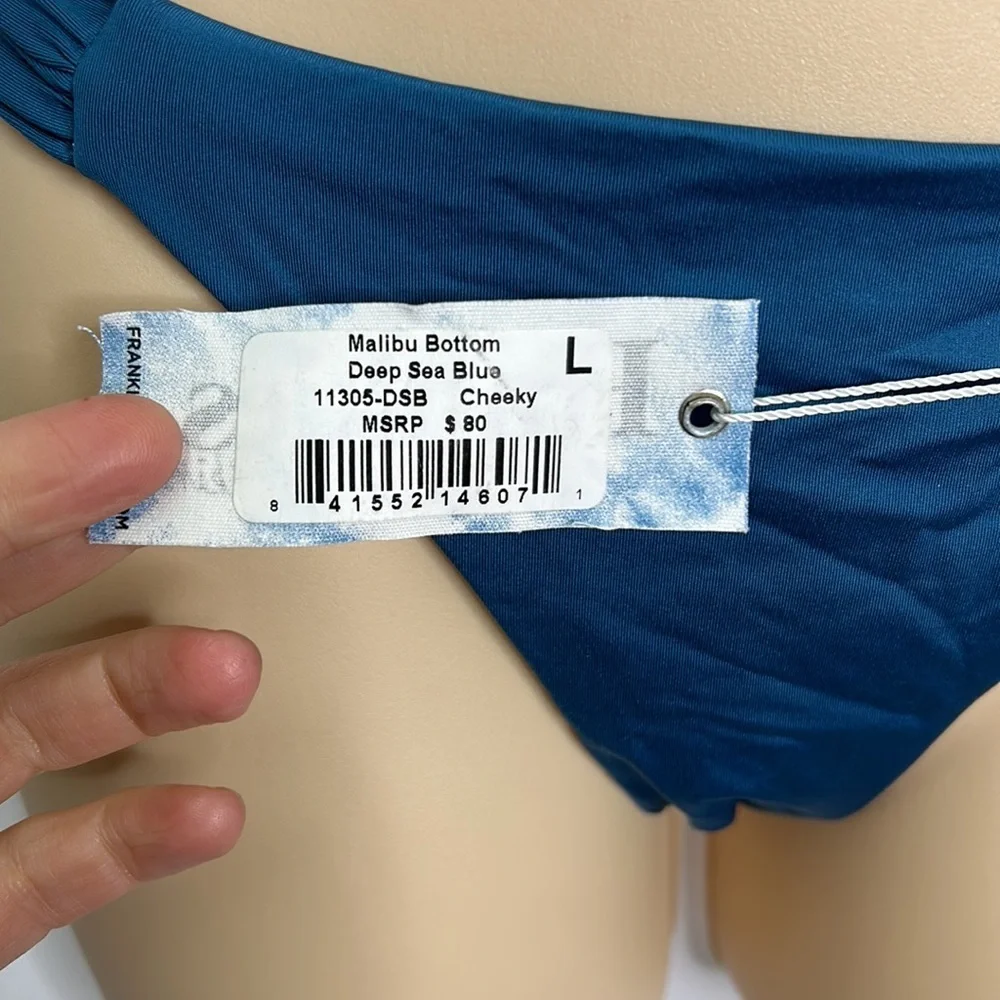 Frankie’s Bikinis floral bikini set NWT